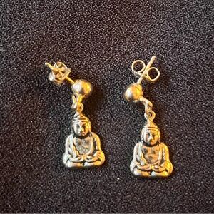 Vintage Buddha Earrings